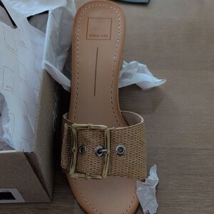 Dolce Vita Tan Slide Sandals